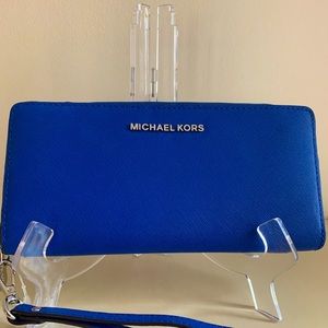New Michael Kors Electric Blue Wallet